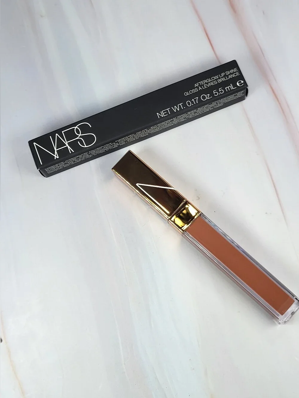 NARS Afterglow Lip Shine Gloss in Nympho BNIB
